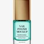 Nail polish bottle mockup