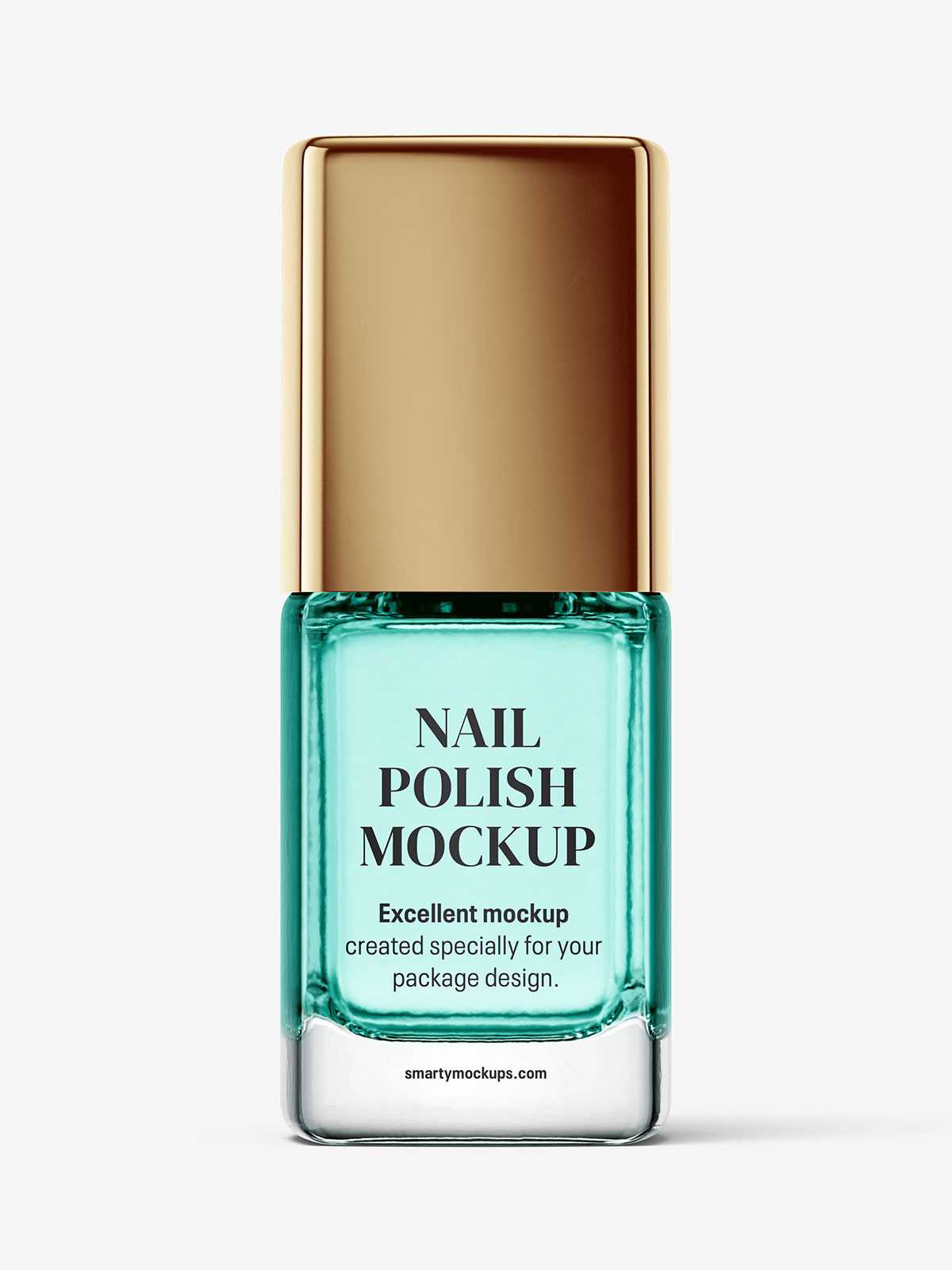 Nail polish bottle mockup