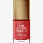 Nail polish bottle mockup