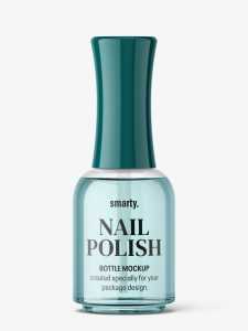 Nail polish bottle mockup