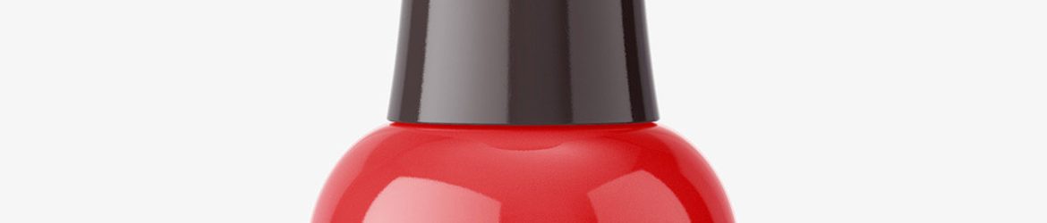 Nail polish bottle mockup