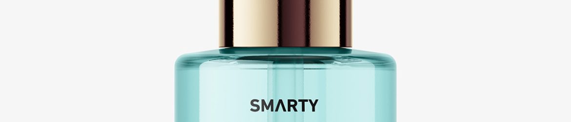 Nail polish bottle mockup / clear