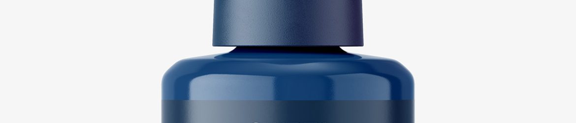 Nail polish bottle mockup / glossy
