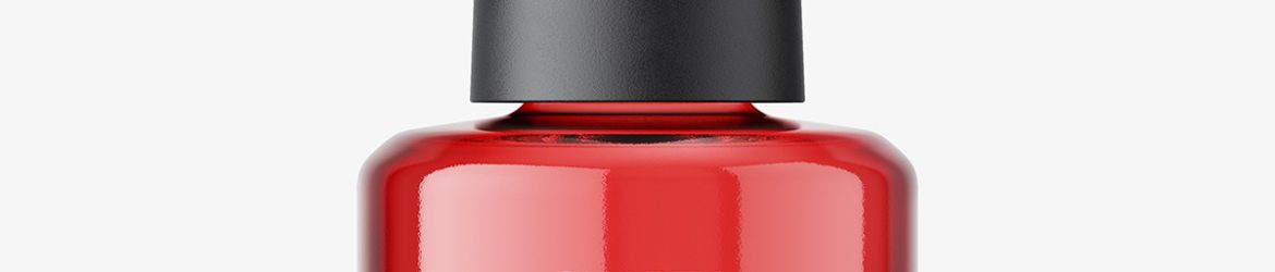 Nail polish bottle mockup / liquid