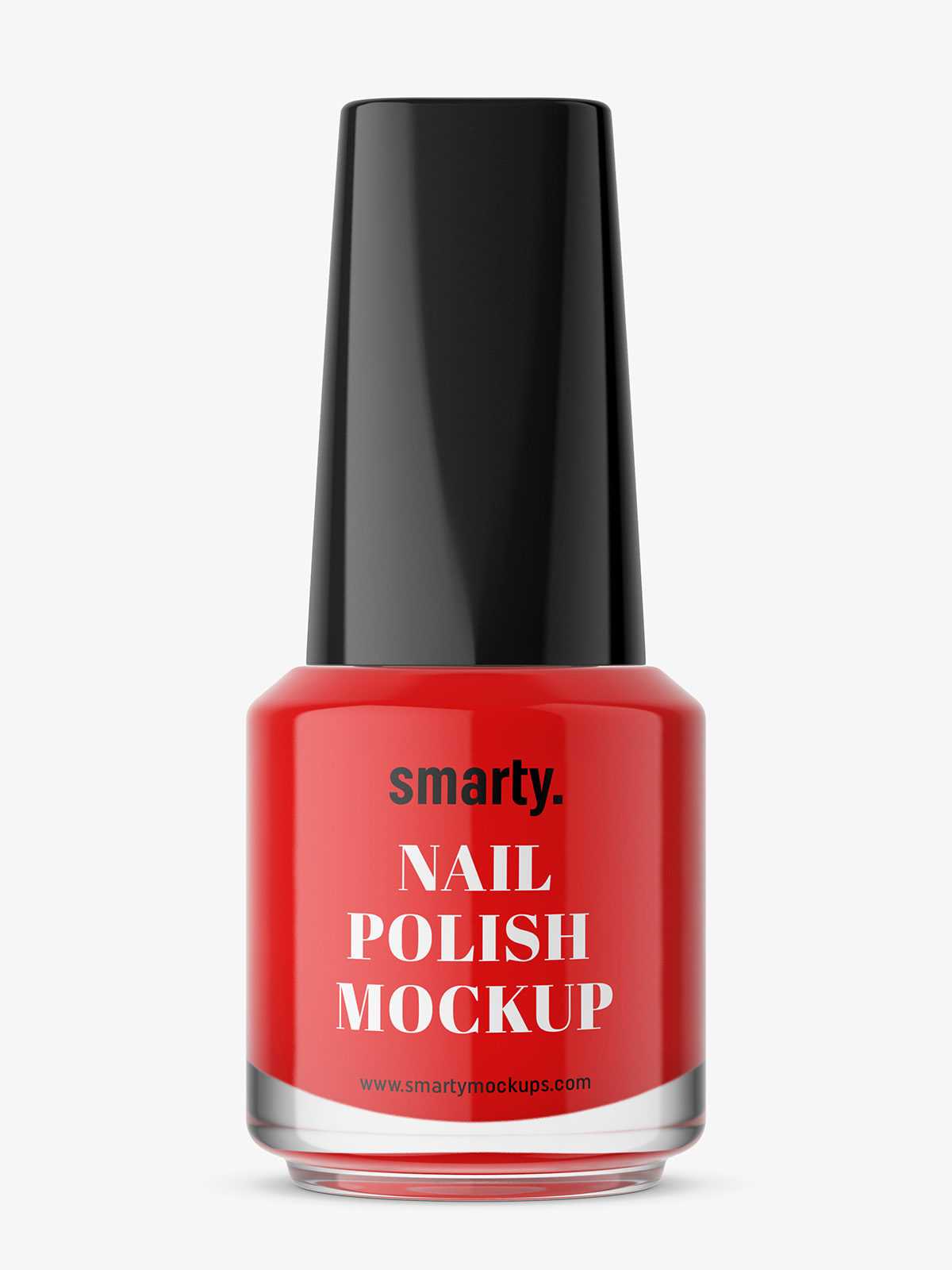 Nail polish bottle mockup