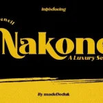 Nakone Serif Font