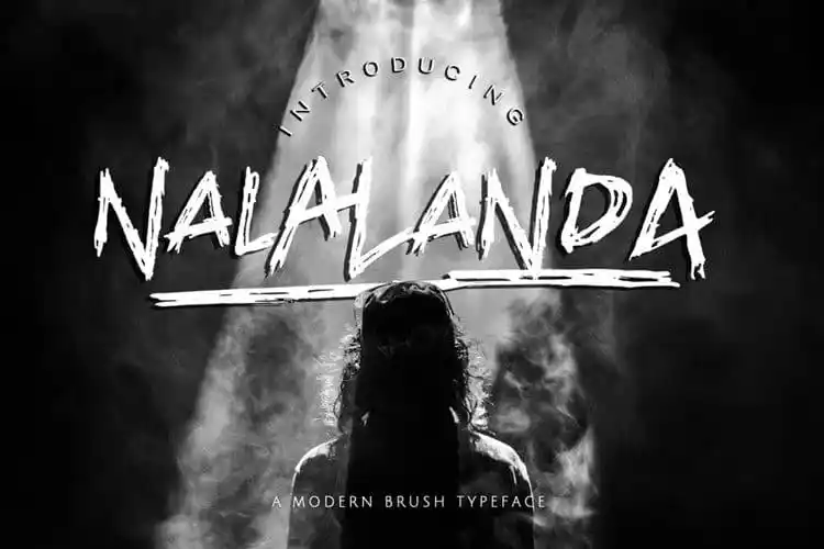 Nalalanda Brush Font