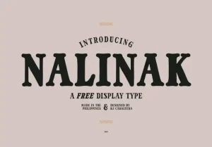 Nalinak Serif Font