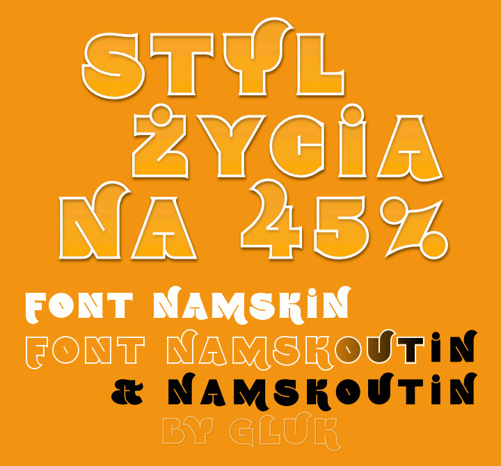Namskout font family