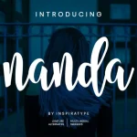 Nanda Bold Script Font - Fonte Grátis Nanda Bold Script Font