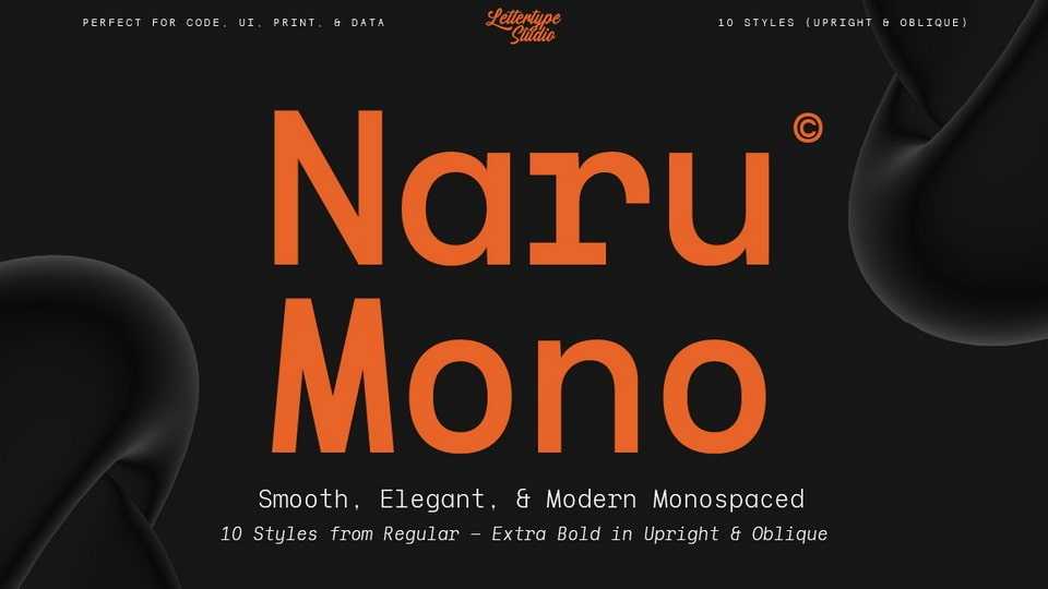 Naru Mono Font › Fontesk