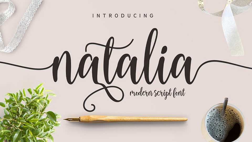 Natalia Script Font › Fontesk
