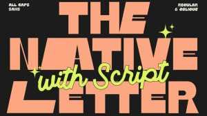 Native Letter Font › Fontesk