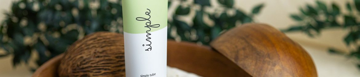 Natural cosmetic tube mockup Natural cosmetic tube mockup