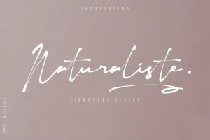 Naturaliste Script Font