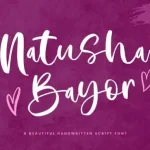 Natusha Bayor Script Font