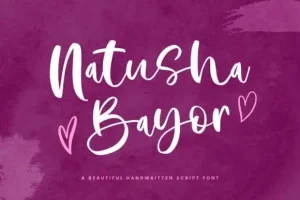 Natusha Bayor Script Font
