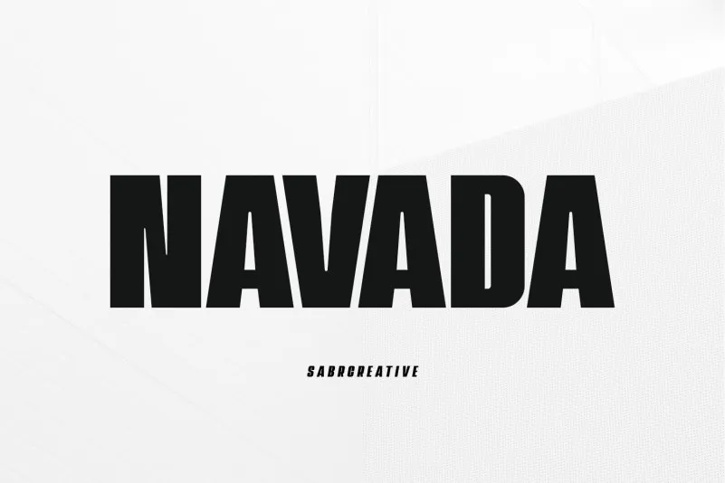 Navada Typeface