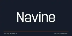 Navine - Sans Serif Font Demo