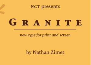 NCT Granite Font Family