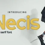 Necis Sans Serif Font - Fonte Grátis Necis Sans Serif Font