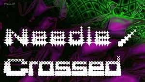 Needle Crossed Font › Fontesk