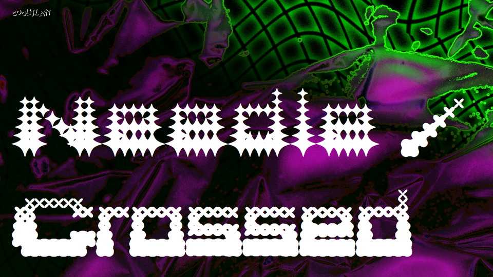 Needle Crossed Font › Fontesk