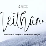 Neithan Monoline Script
