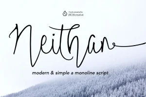 Neithan Monoline Script