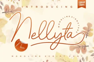 Nellyta Monoline Font