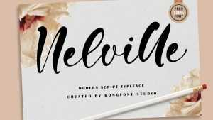 Nelville Script Font › Fontesk