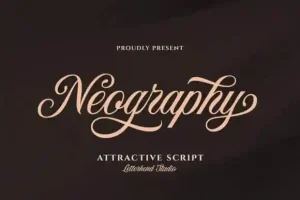 Neography Calligraphy Font