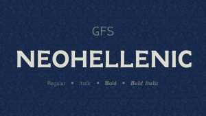 NeoHellenic Font Family › Fontesk