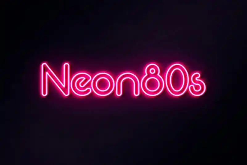 Neon 80s Sans Serif Font