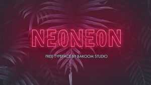 Neoneon Font › Fontesk