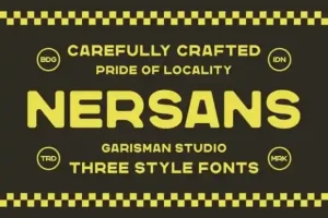 Nersans Sans Serif Font