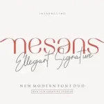 Nesans Sans Serif Font