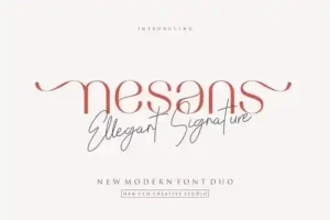 Nesans Sans Serif Font