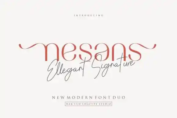 Nesans Sans Serif Font