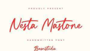 Nesta Mastone Font › Fontesk