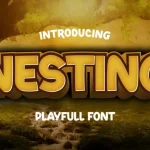 Nesting Display Font - Fonte Grátis Nesting Display Font