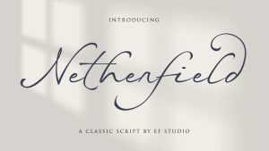 Netherfield Font › Fontesk