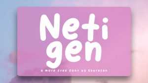 Netigen Font › Fontesk