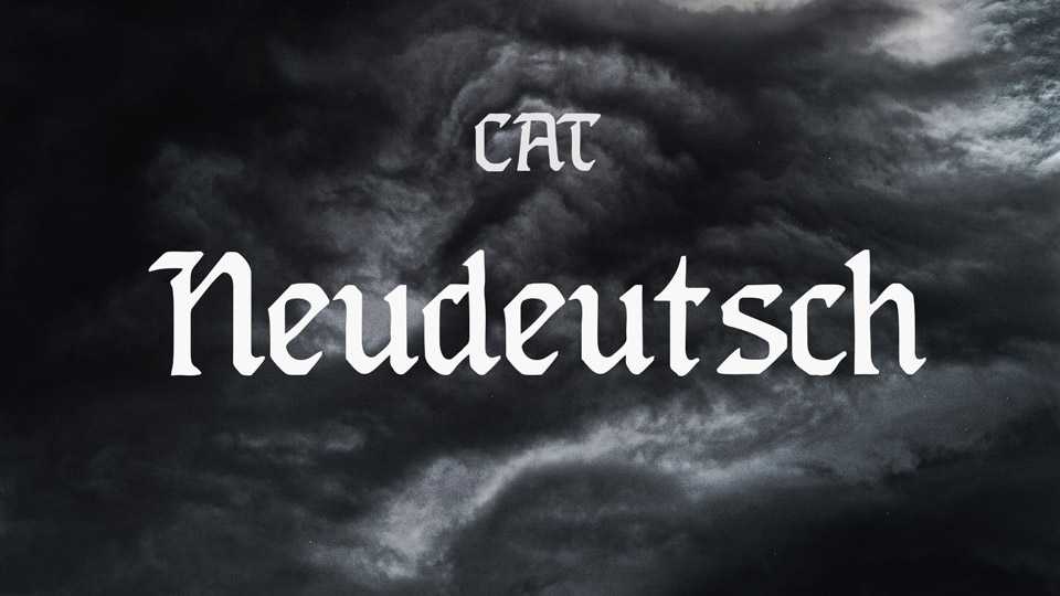 Neudeutsch Font › Fontesk