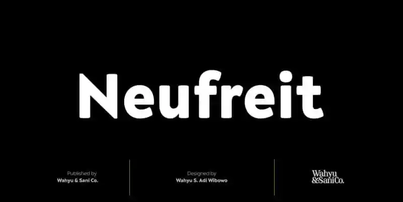 Neufreit Sans Serif Font