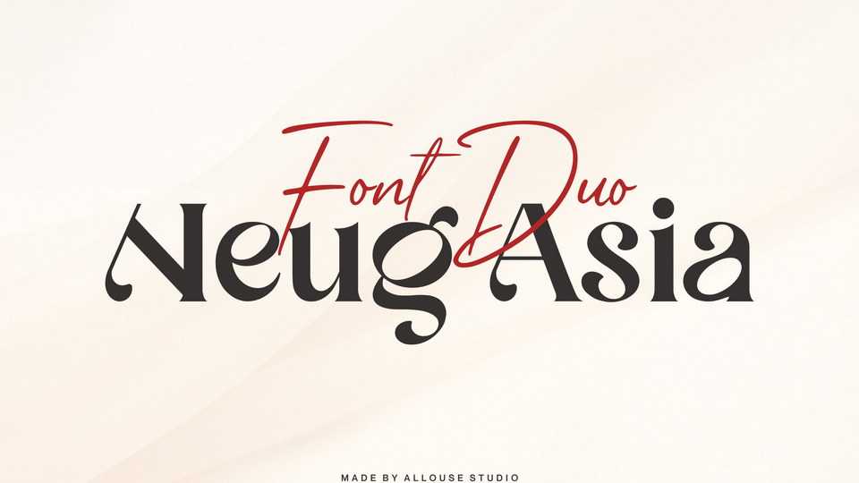 Neug Asia Font Duo › Fontesk