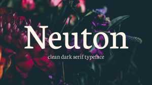 Neuton Font Family › Fontesk