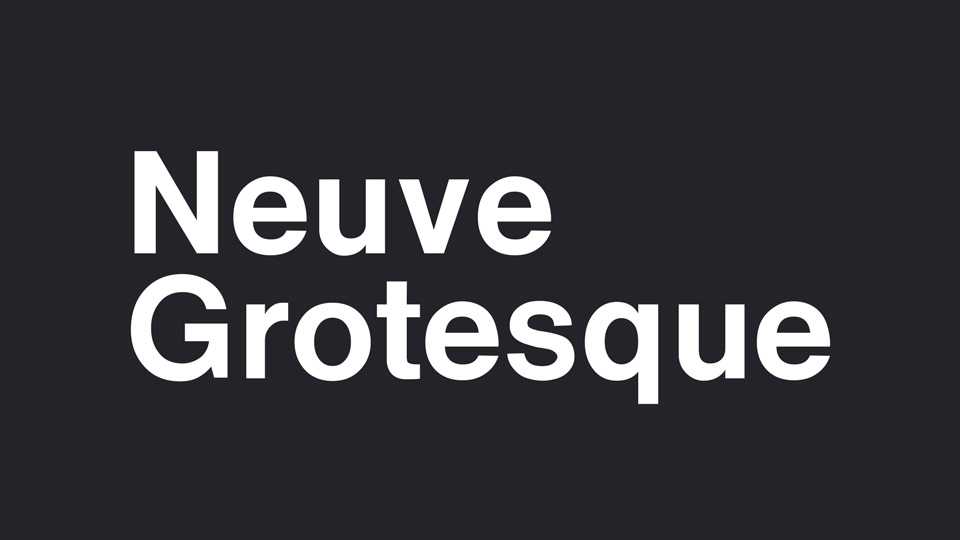 Neuve Grotesque Font › Fontesk
