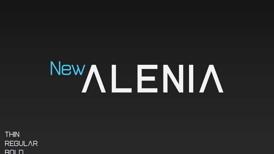 New Alenia Font Family › Fontesk