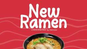 New Ramen Font › Fontesk